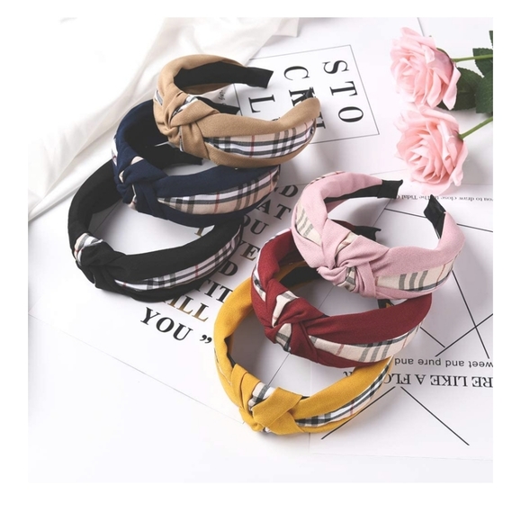 Plaid Fashion Headband - Picture 4 of 6